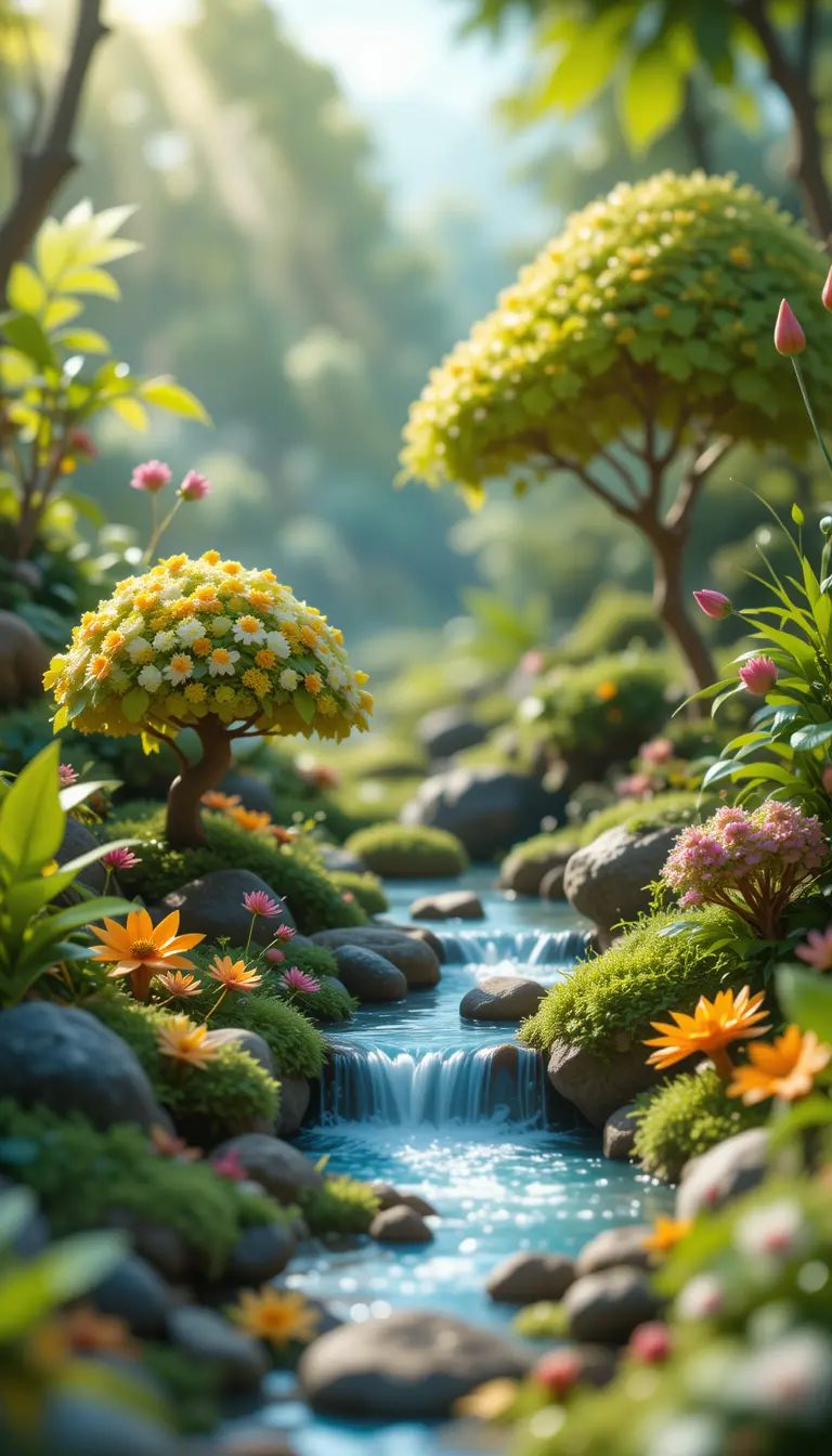 Banner de canal com texto sobre fundo natural realista