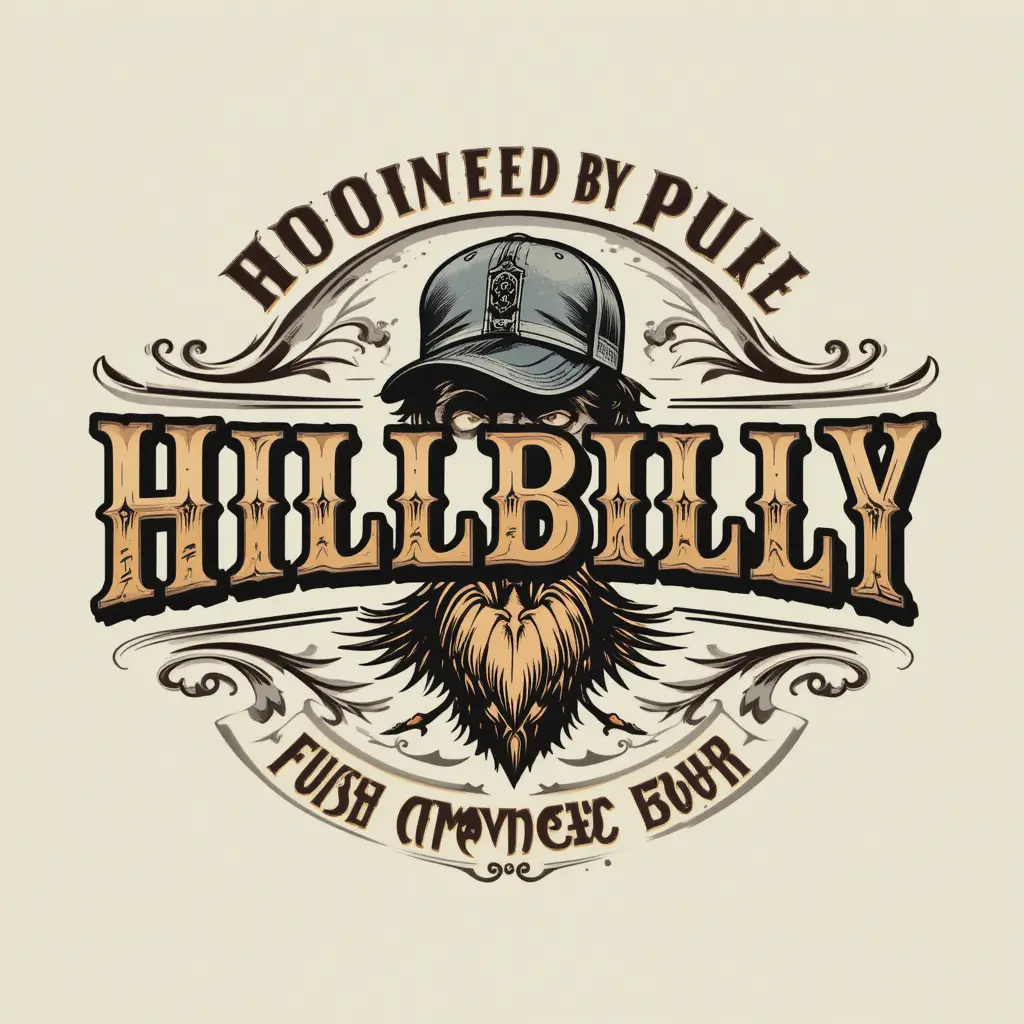 Vintage-Mondschein-Logo mit Totenkopf- und Mais-Emblem