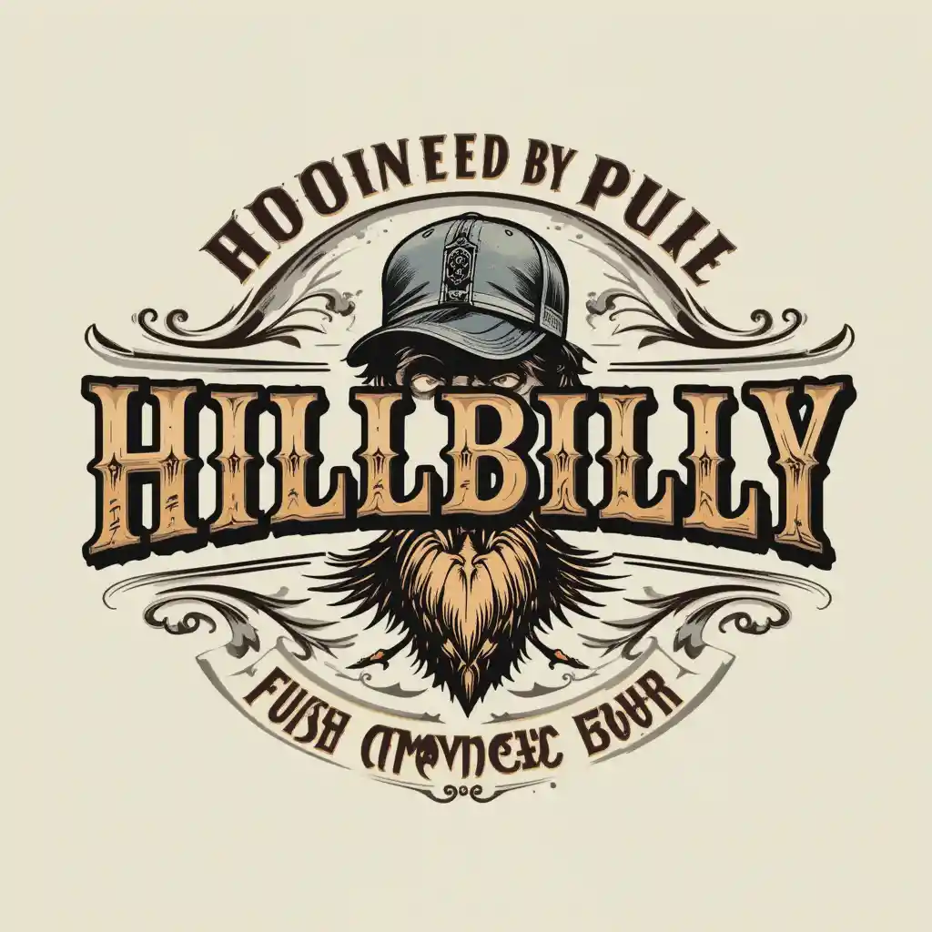 Logo vintage de moonshine avec emblème crâne et épi de maïs