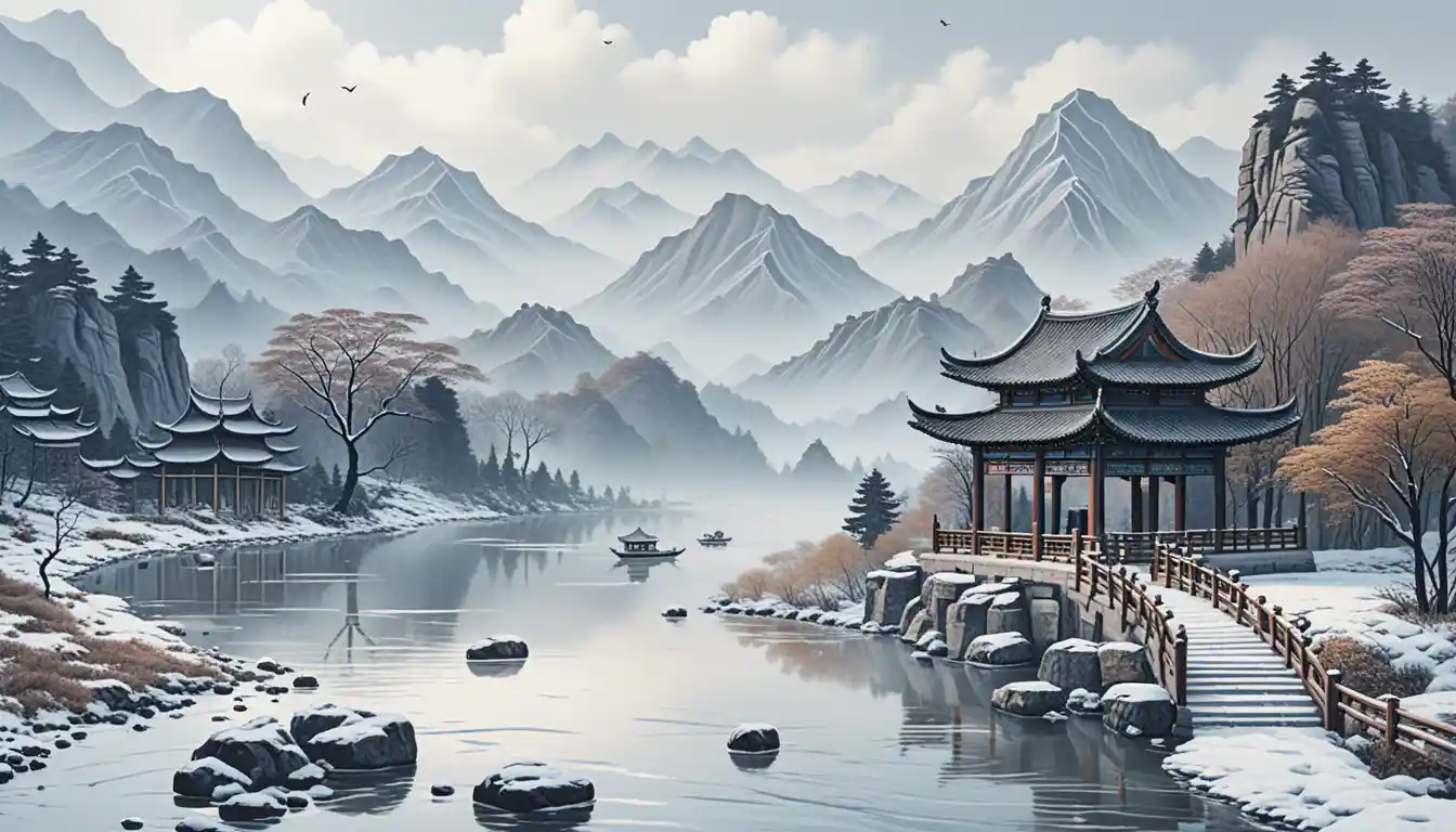 傳統中國山水風景畫