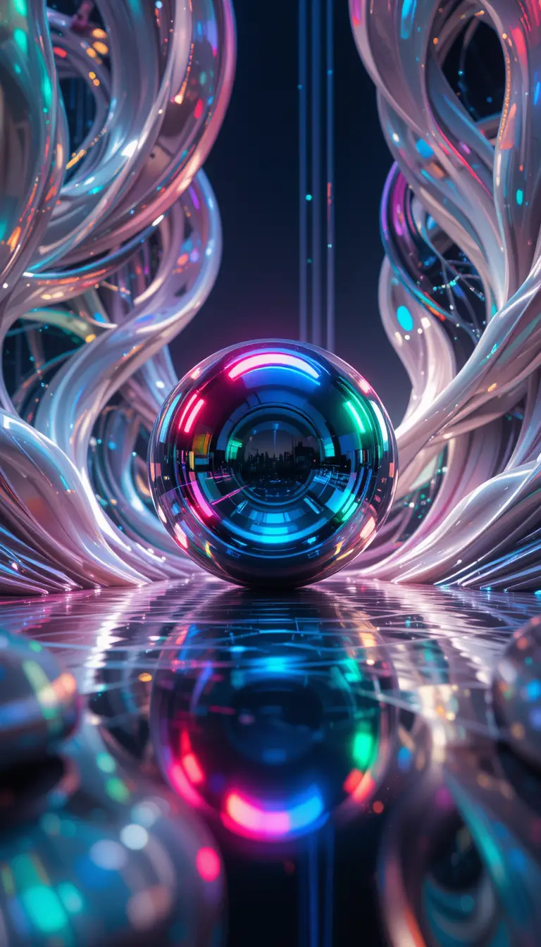 futuristic space