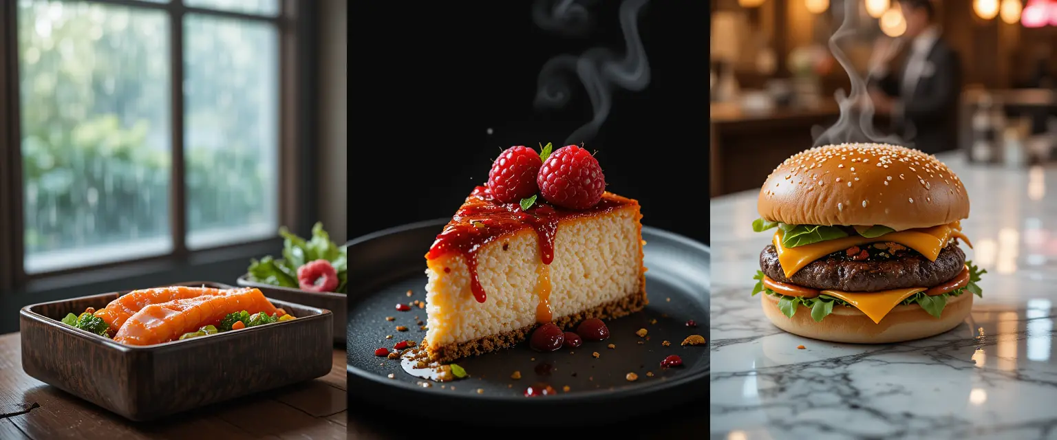 Bento japonais élégant près d’une fenêtre sous la pluie