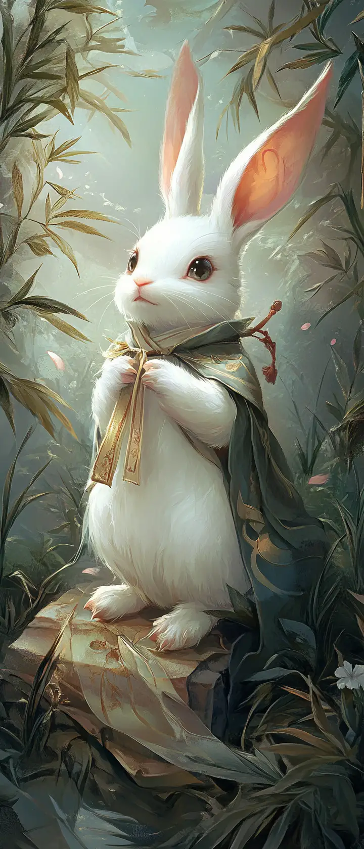 Niedlicher Fantasy-Vertrauter im mystischen, chinesisch inspirierten Stil