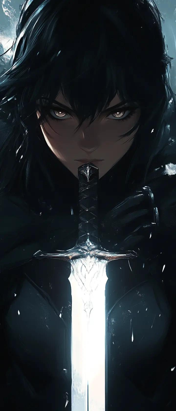 ドラマチックなキアロスクーロのアニメ戦士プリンセス肖像