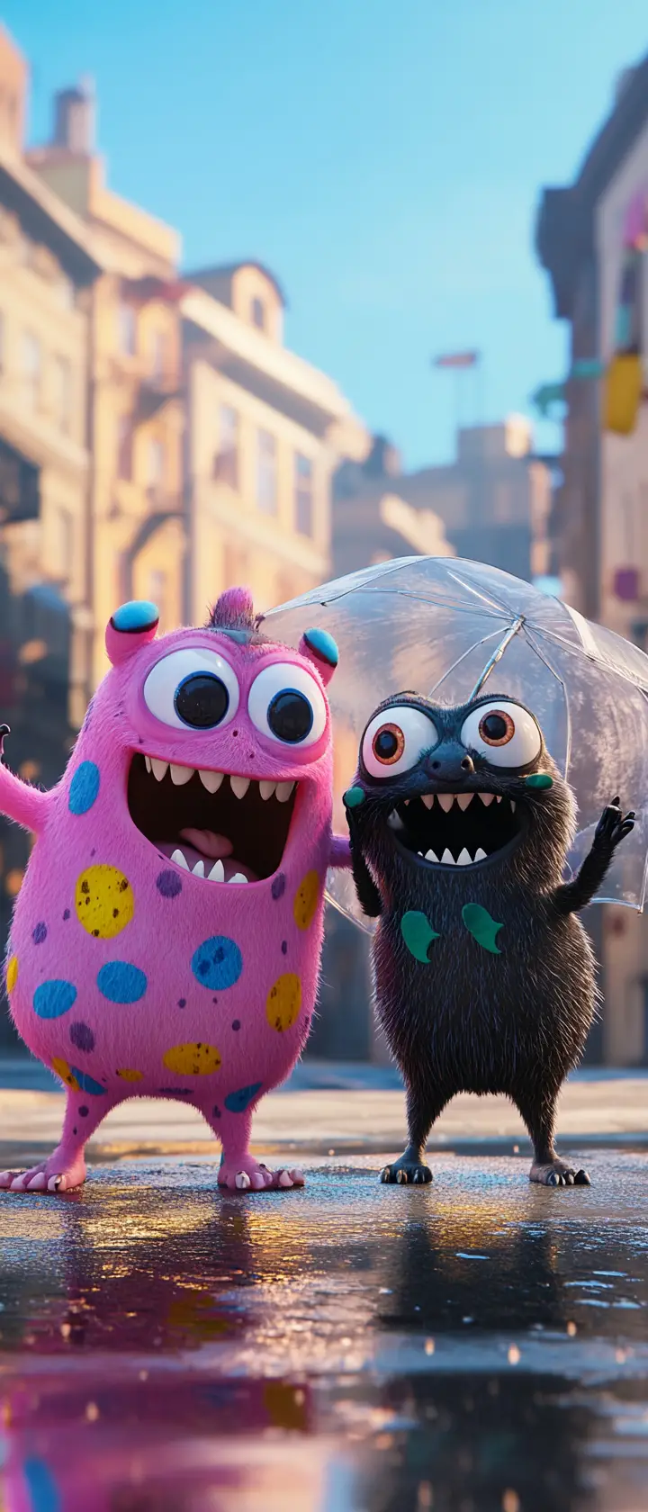 Deux loutres trop mignonnes avec des masques faisant des grimaces