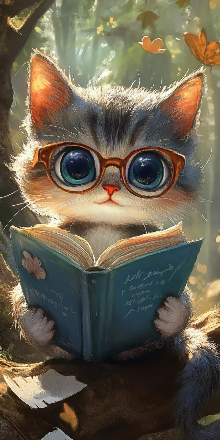 Bezaubernde Bilderbuch-Illustration mit superniedlichem Charme