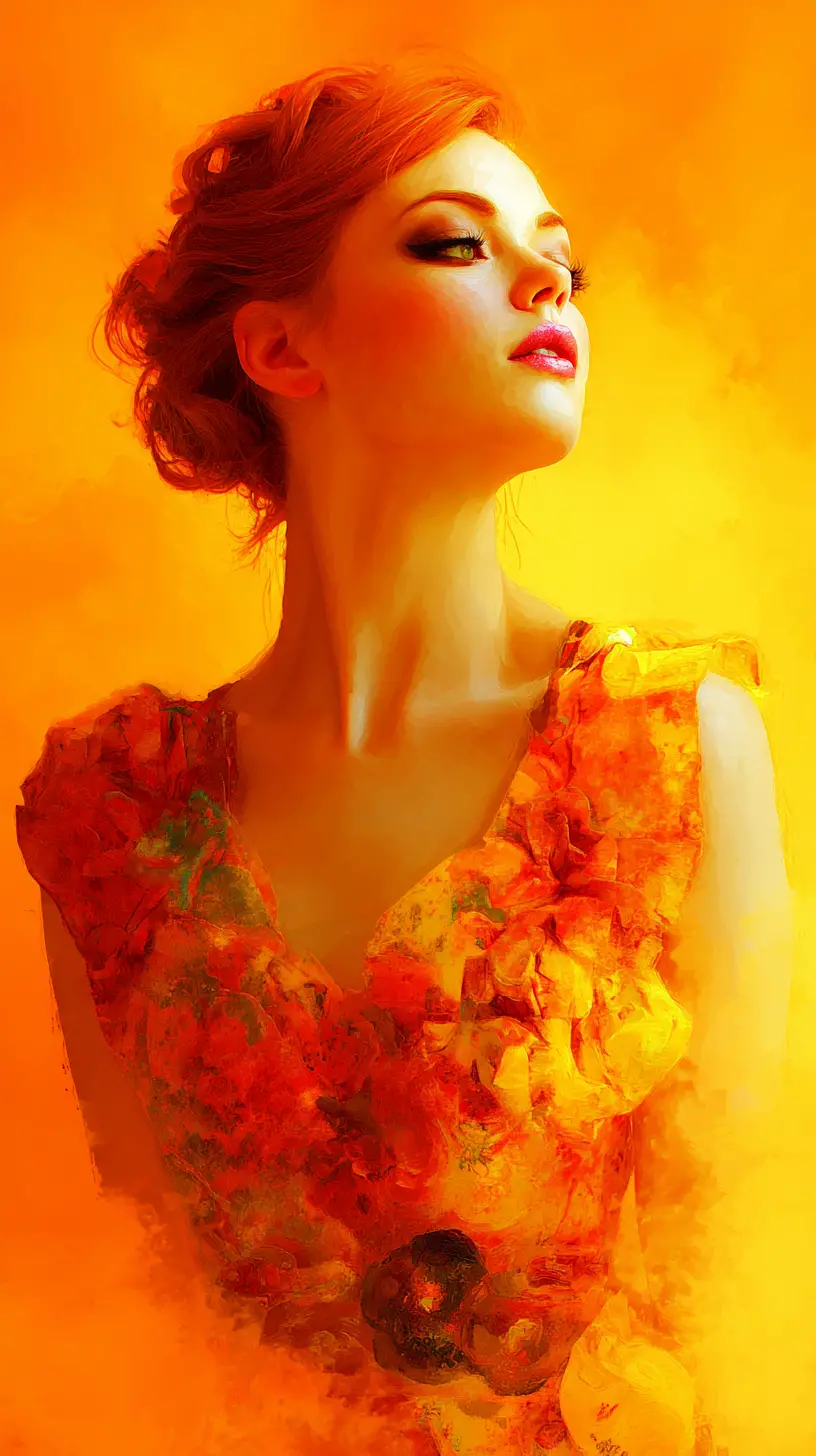 Surreal digital oil painting of the birth of Venus