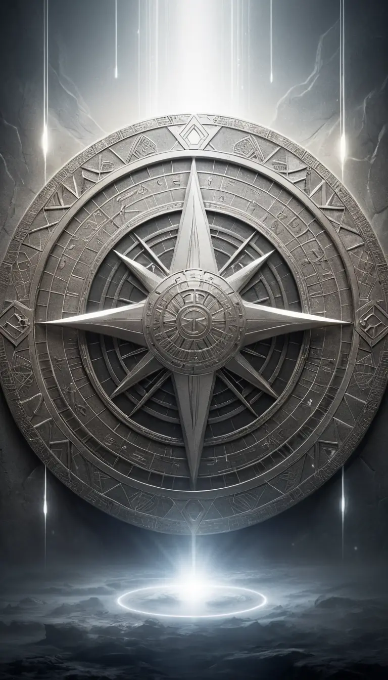 Six pointed sacred star glowing at the inner forehead