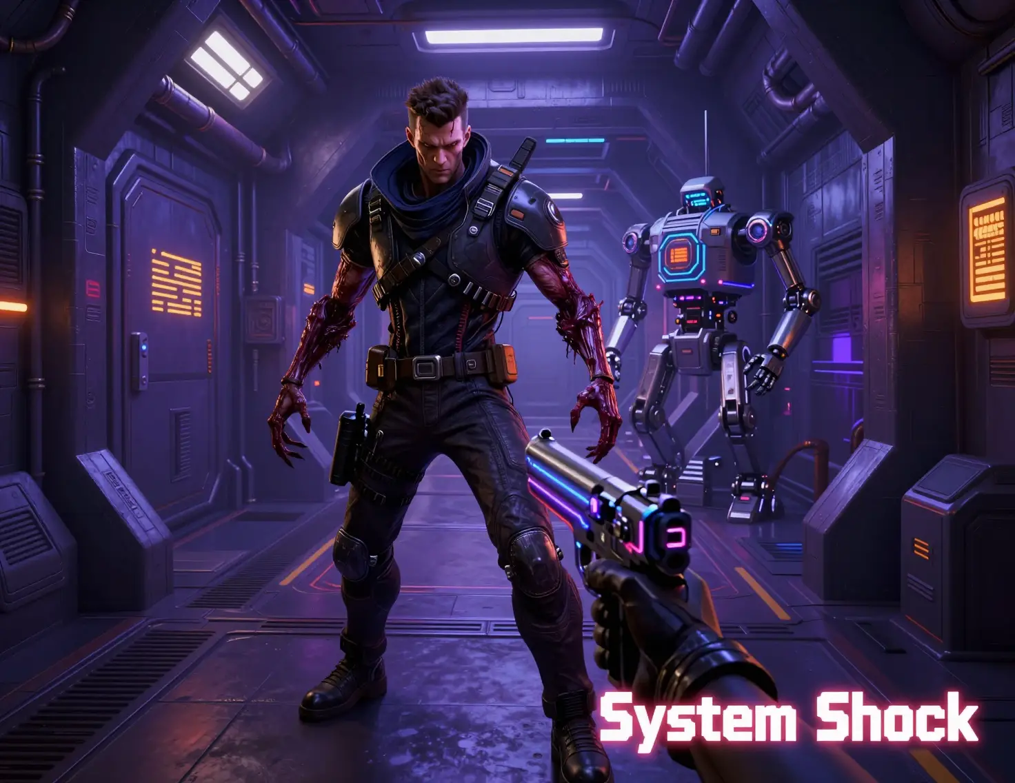 cyberpunk man