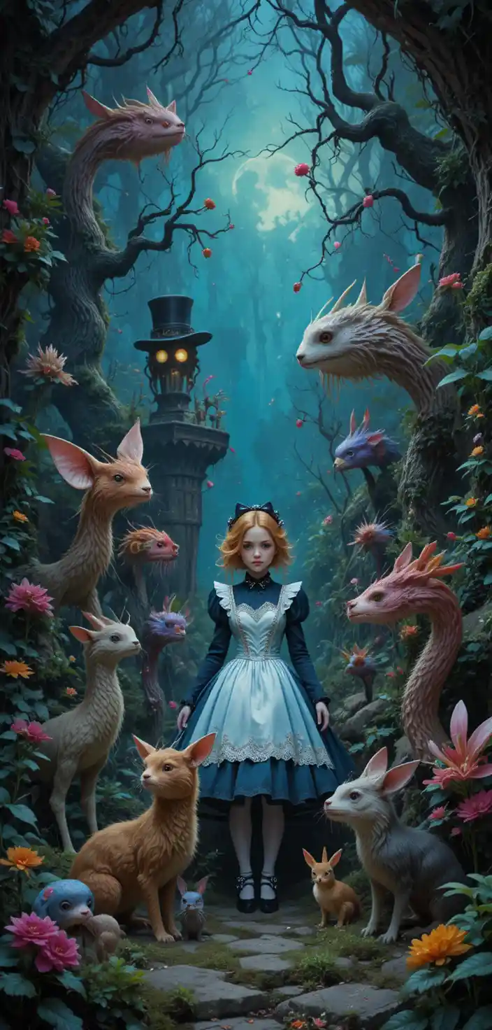 色彩繽紛又充滿童趣的奇幻動物與魔法世界