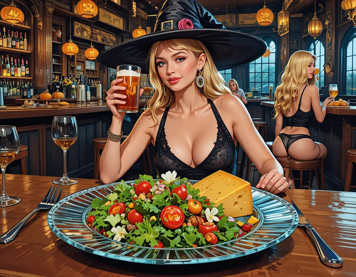 Assiette en verre élégante avec fromage pour salade et tomates cerises
