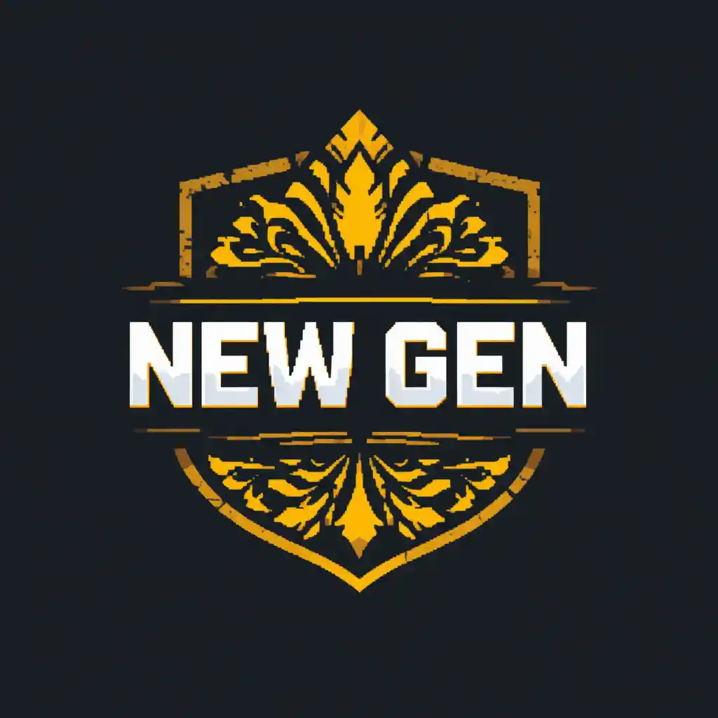 Logo con scudo reale, lettere NWG e testo New Gen