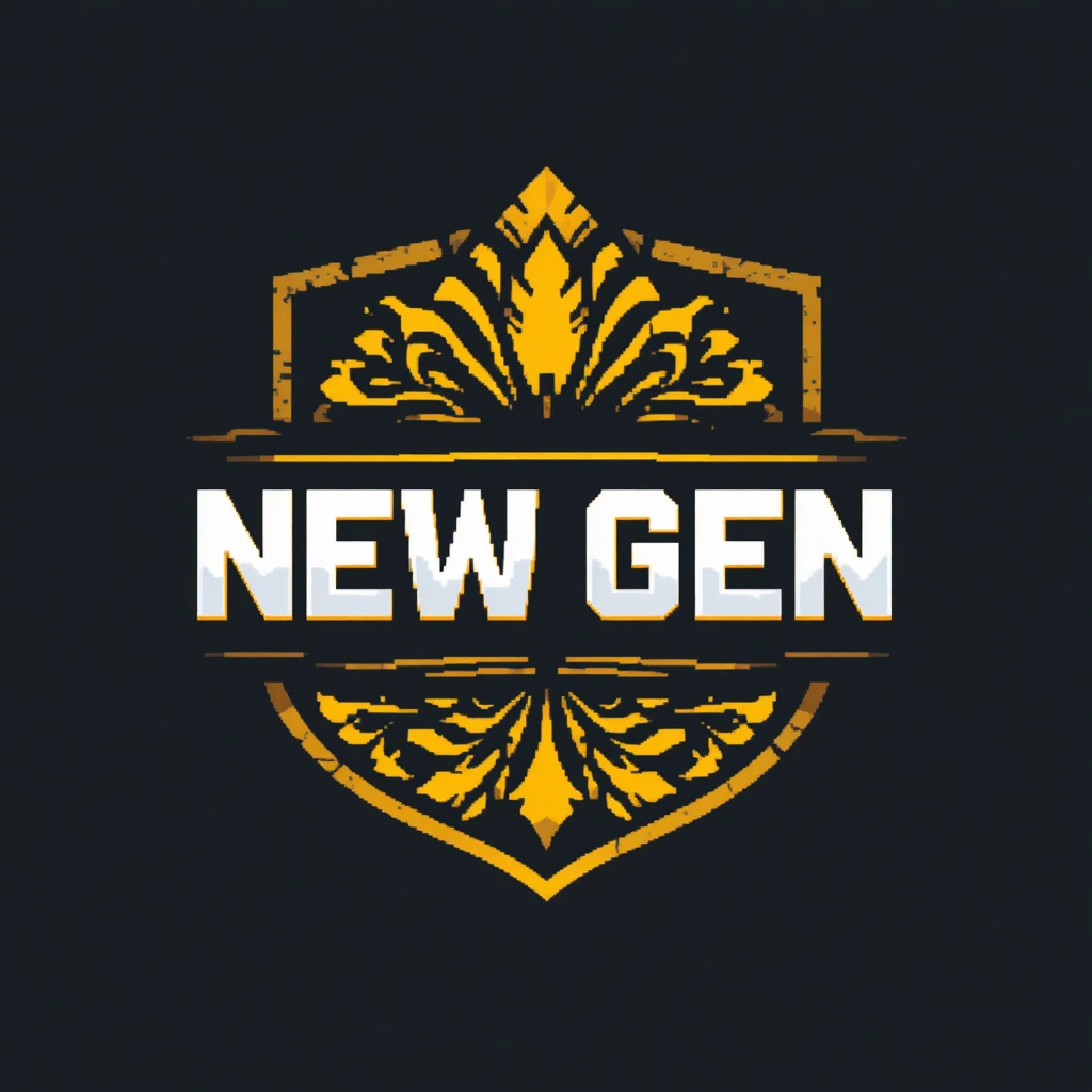 Logo con scudo reale, lettere NWG e testo New Gen