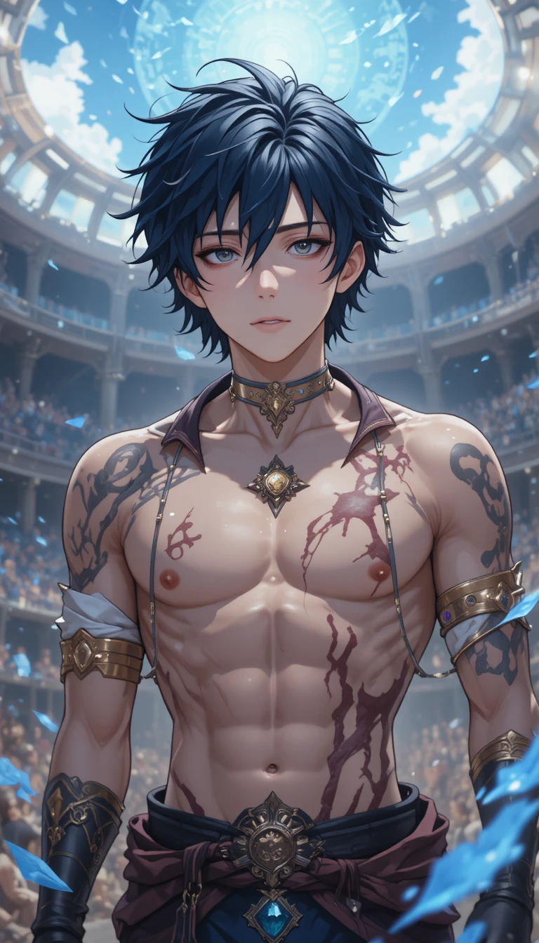 被召喚到幻想戰鬥競技場的高中少年