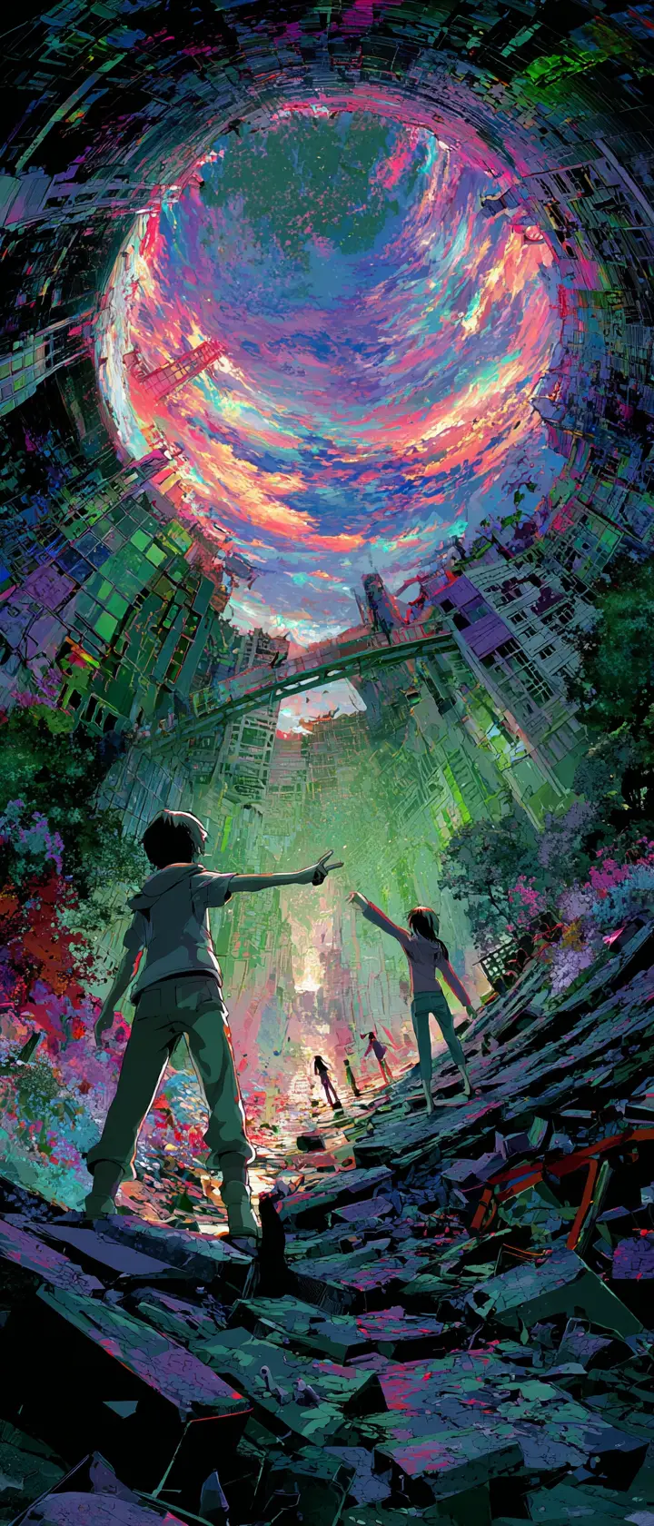 連結繁茂奇幻世界與金屬荒原的動漫傳送門