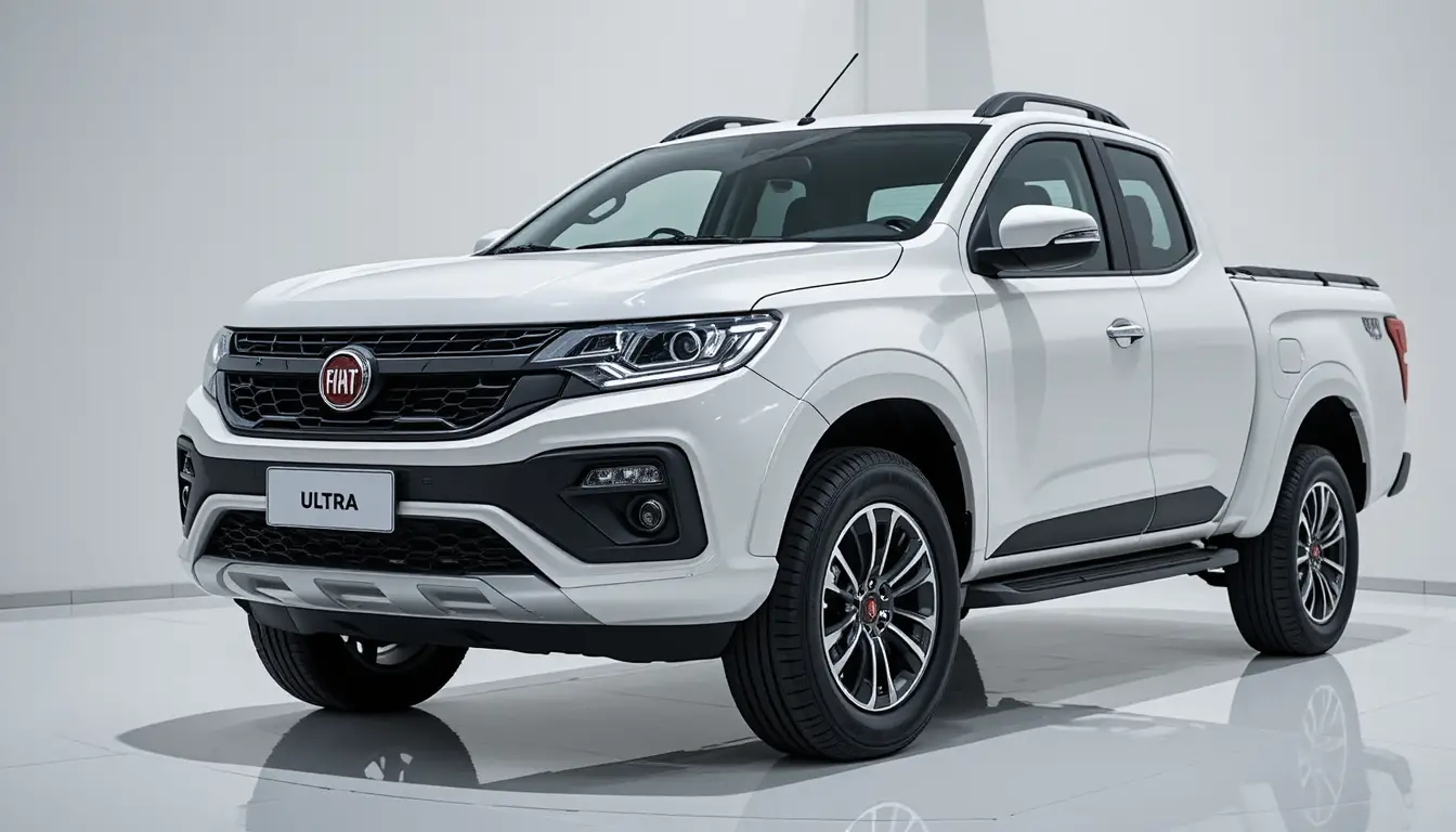 明亮展間中的未來感 Fiat Strada 超級皮卡