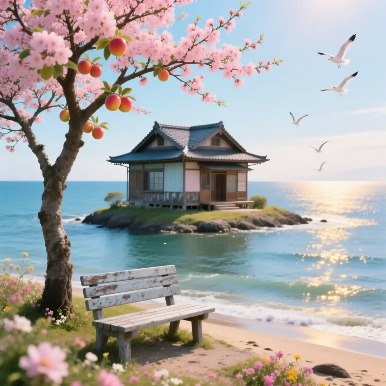 Acogedora casa en una isla que combina arquitectura japonesa y estadounidense