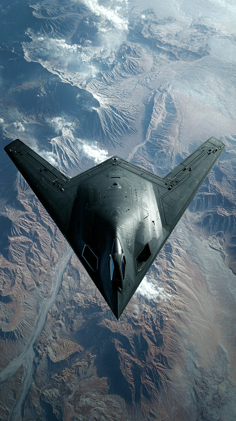 Chinese stealth aircraft seen in high altitude desert flyover