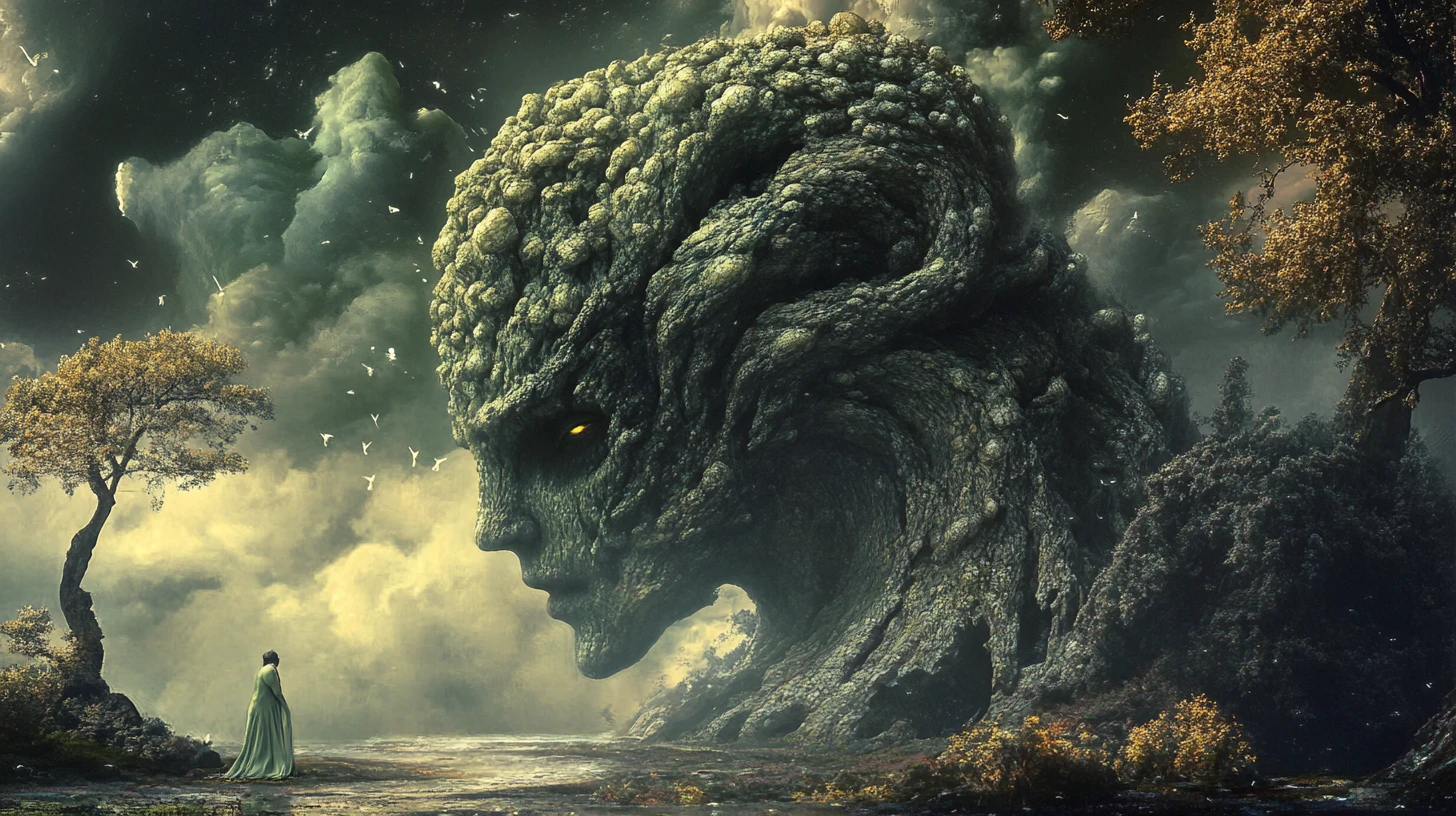 Créature Alien Surréaliste dans un Monde de Dark Fantasy