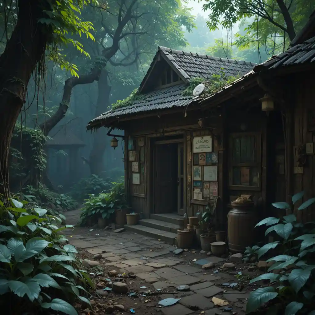 可憐猴子每天造訪小鎮市集