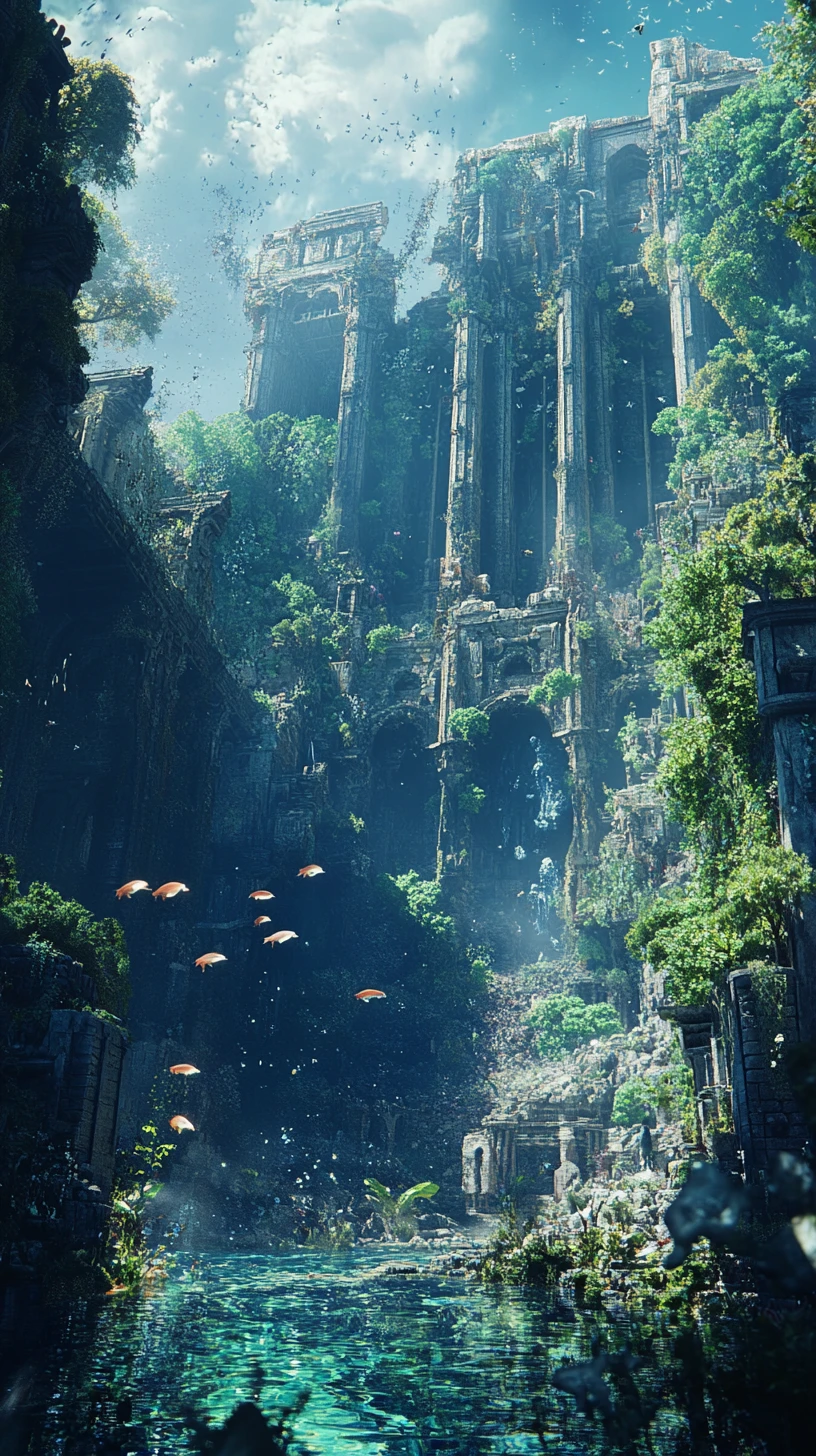Stille, fantastische Seegurke, die in einer Unterwasserwelt leuchtet