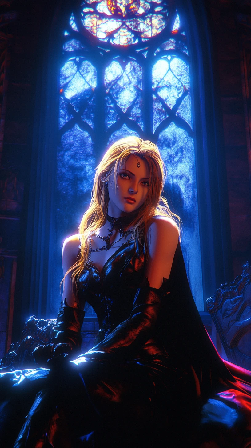 Jeunes héros fantastiques de la saga de vampires Castlevania