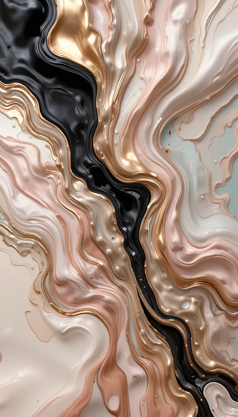 Formes 3D abstraites et minimalistes aux surfaces brillantes et mates