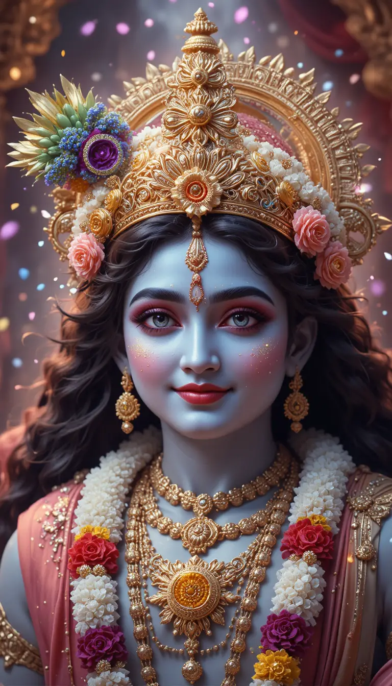 Música devocional de Krishna Bhakti com vibração espiritual calma