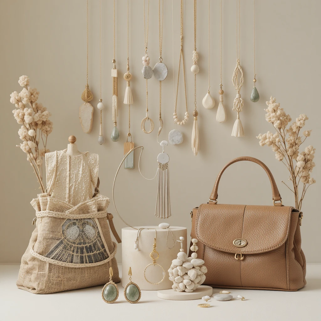 Accessori di moda upcycled dallo stile minimalista eco-luxury