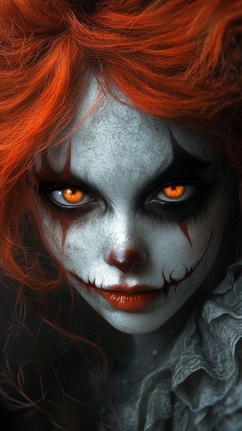 Silhouette fantomatique surgissant d’un rêve d’Halloween dystopique