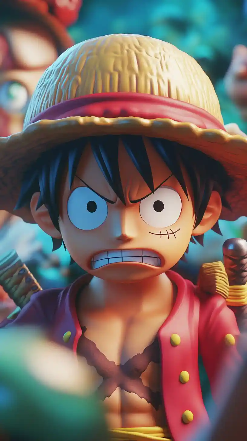 Pirates comiques en 3D façon cartoon aux grimaces exagérées