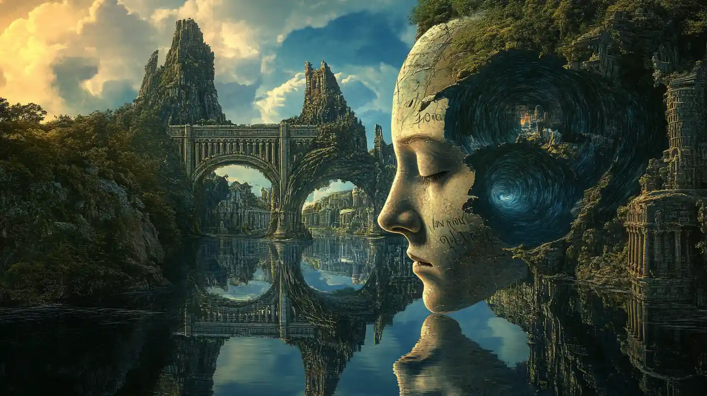 Surreal reflection on lifes choices and the inner human journey