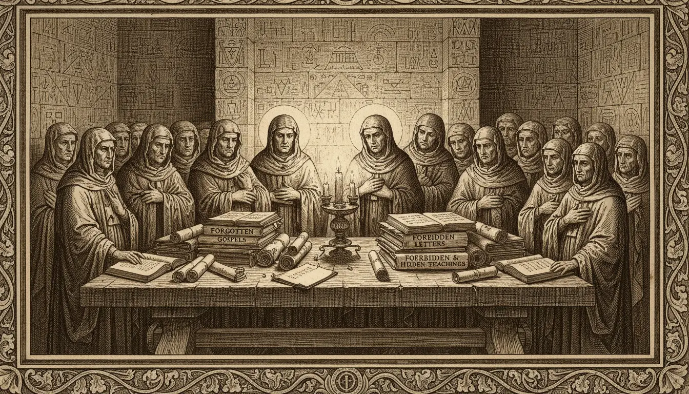 Bishops Gather In A Candlelit Ancient Chamber In Alexandria