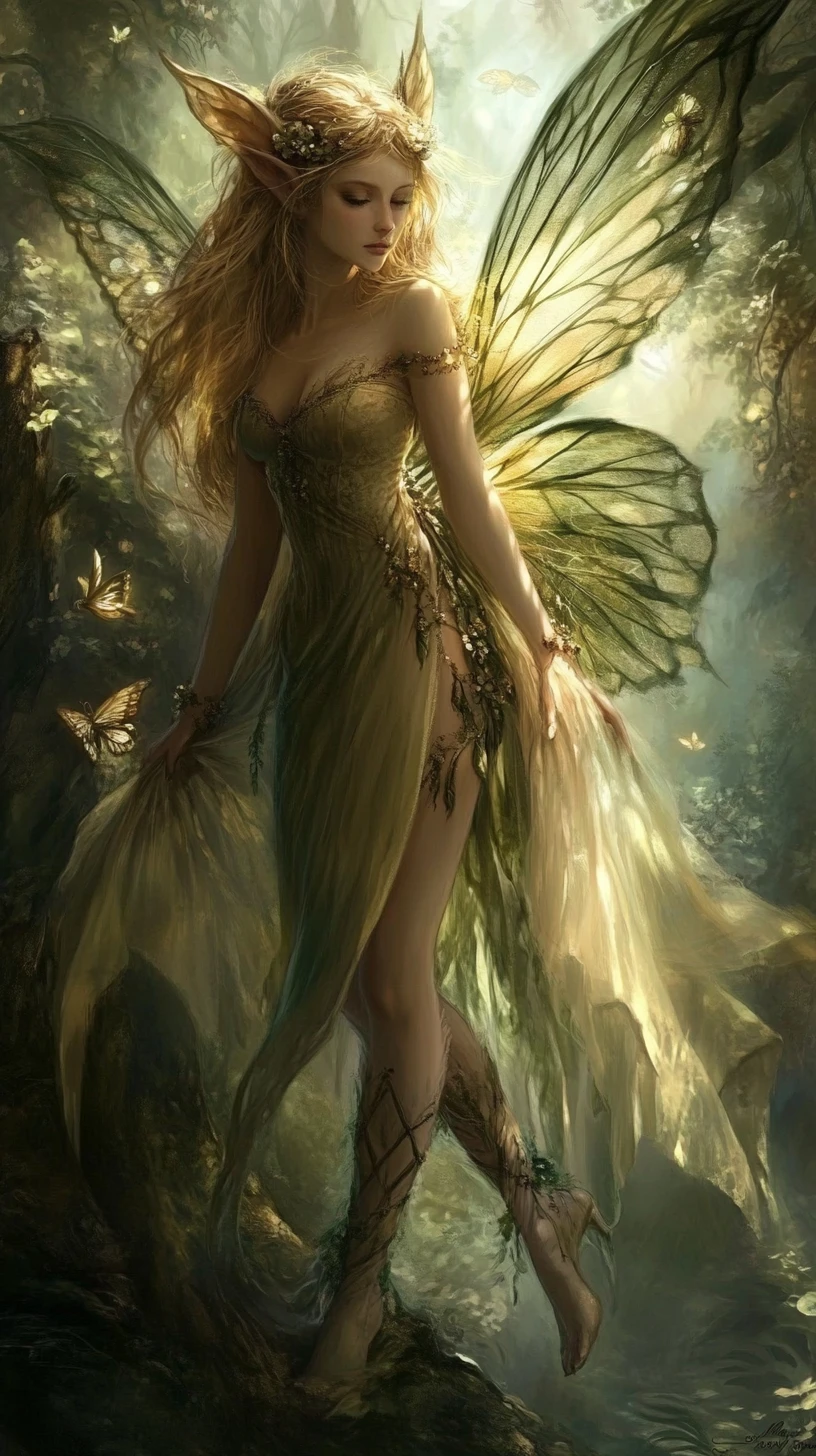 Romanian fairy spirits inspired by the mythical iele