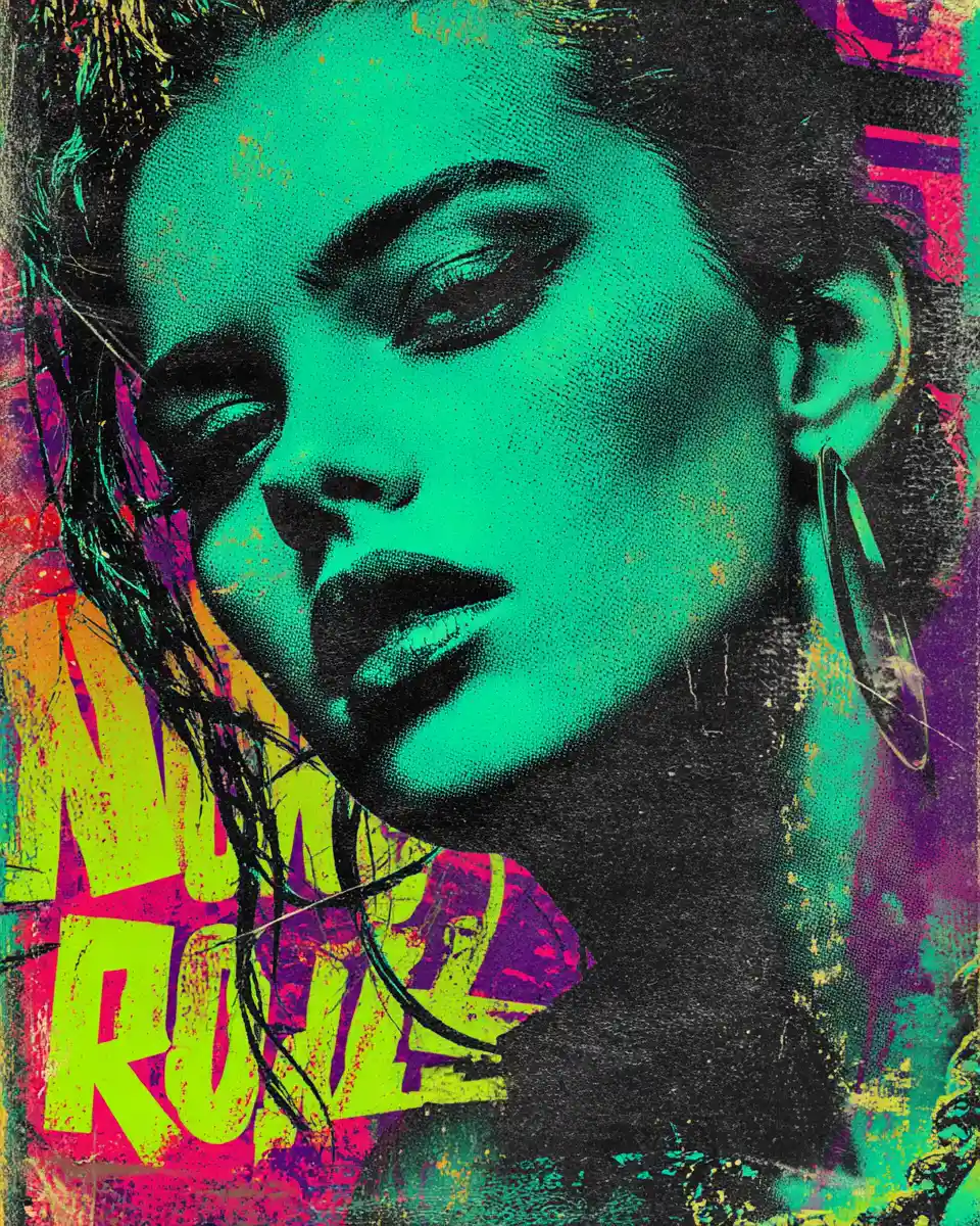 Grafica streetwear testuale Gritty Not For Role Models