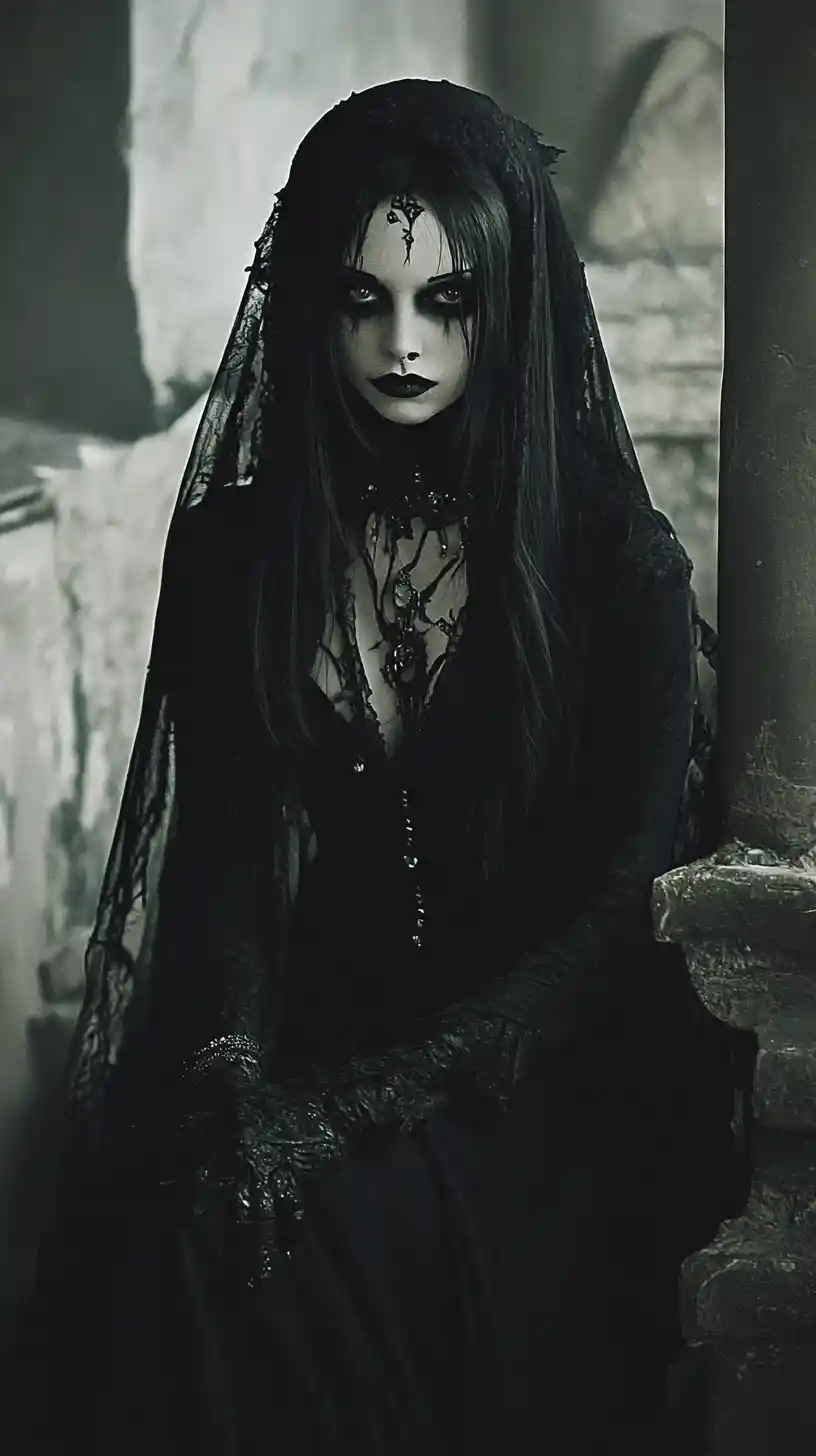 Representação tradicional de um espírito vampiro do folclore