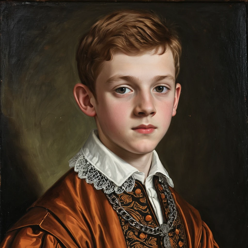 Portrait d’un jeune lord écossais dans un style renaissance