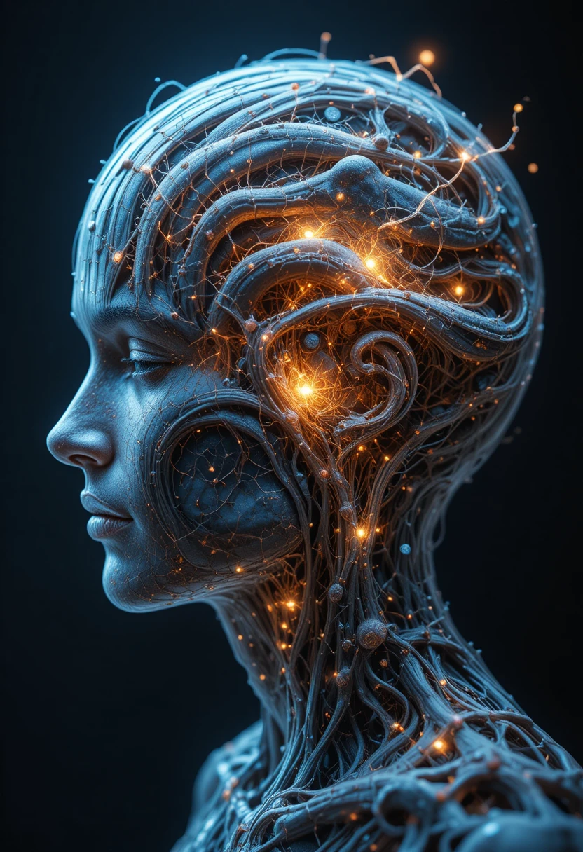 Layered Photorealistic Visualization Of The Human Psyche