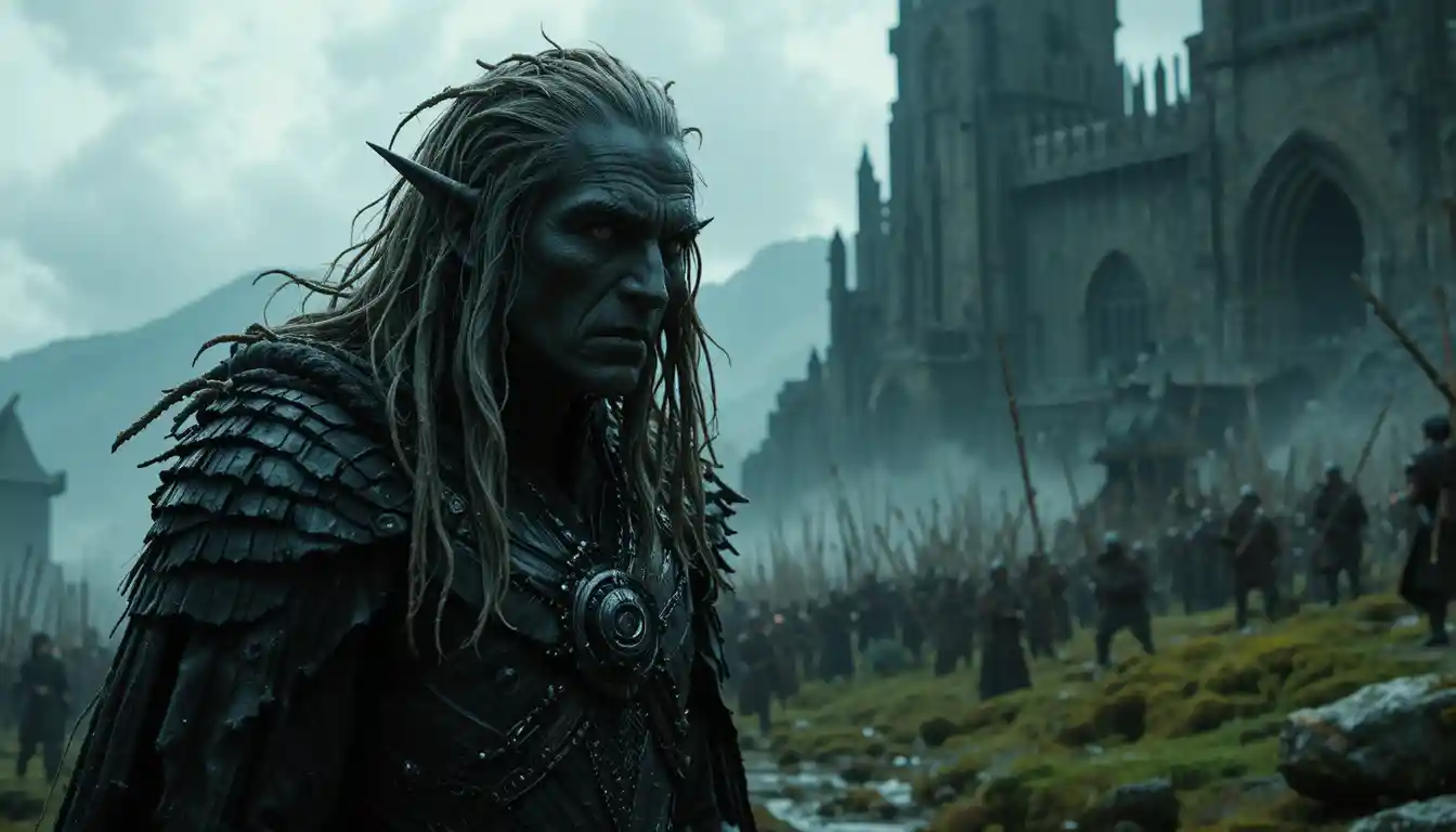 Fortaleza sombria de Gondor sob o ataque avassalador de Sauron