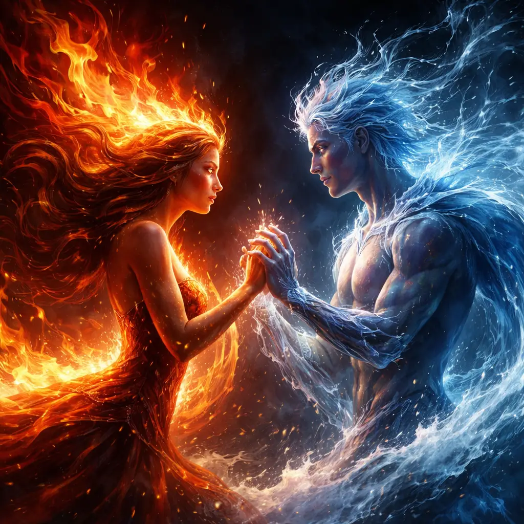 Amanti di fuoco e acqua, attratti l’uno dall’altra ma separati