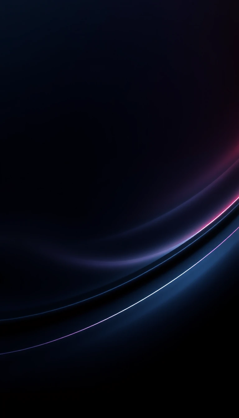 Futuristic abstract energy field with smooth glowing lines
