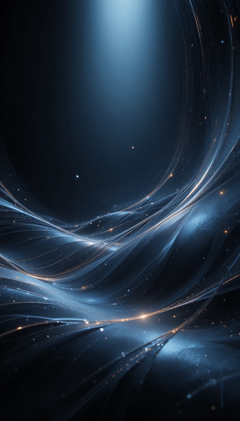 Futuristic abstract energy field background with smooth glowing lines