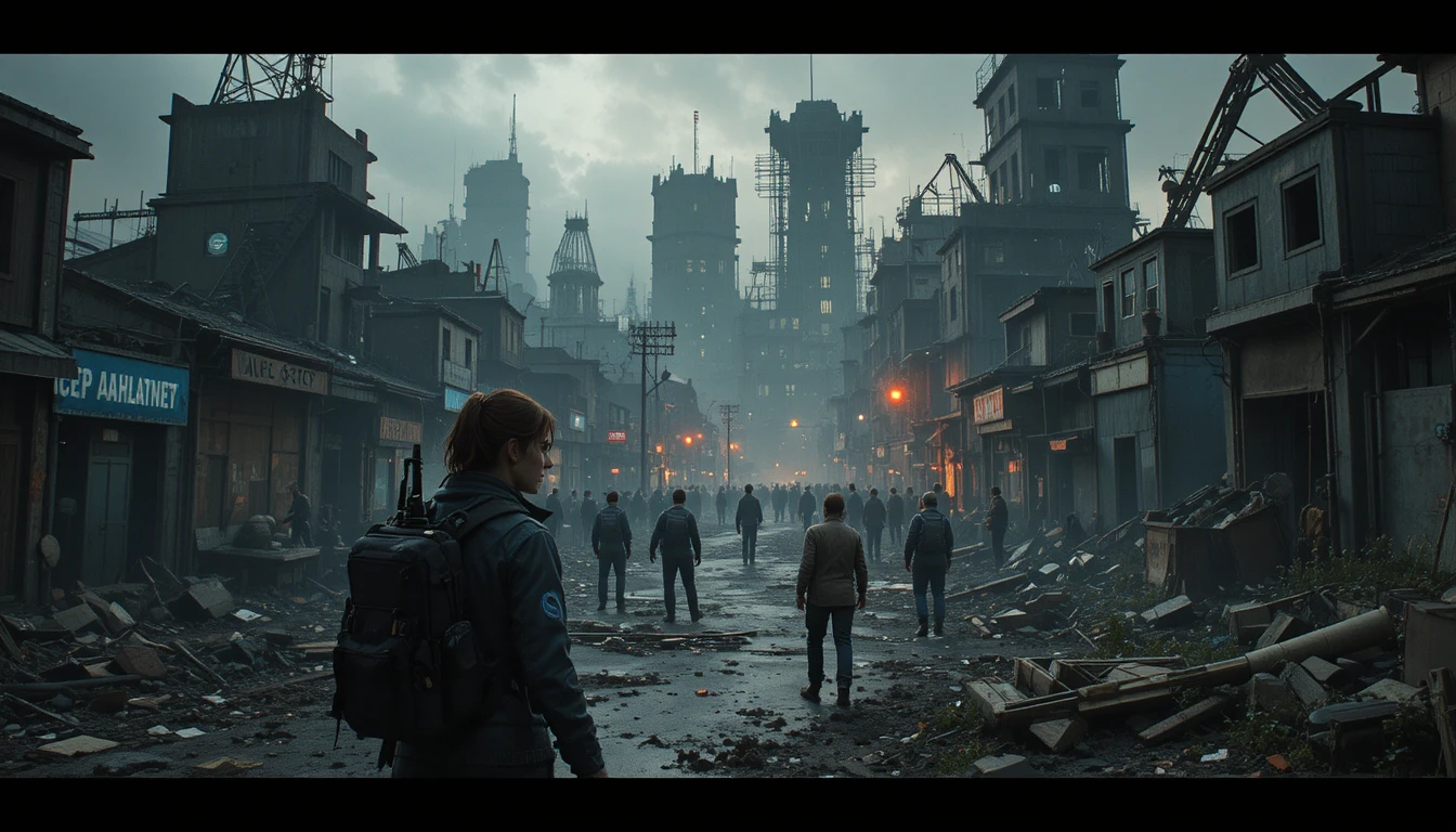 Agente del FBI explora la destruida Raccoon City tras el brote zombi