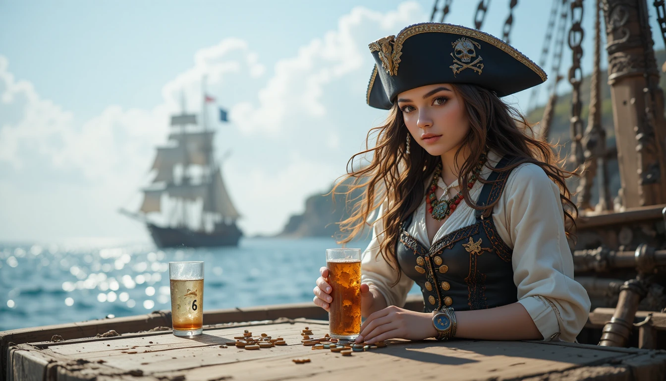 Misteriosa guardiana del faro que en secreto es una pirata