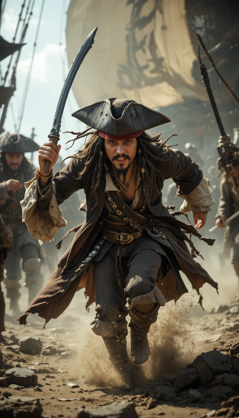 Un pirate fonce en mer pour s’emparer du cœur de Davy Jones