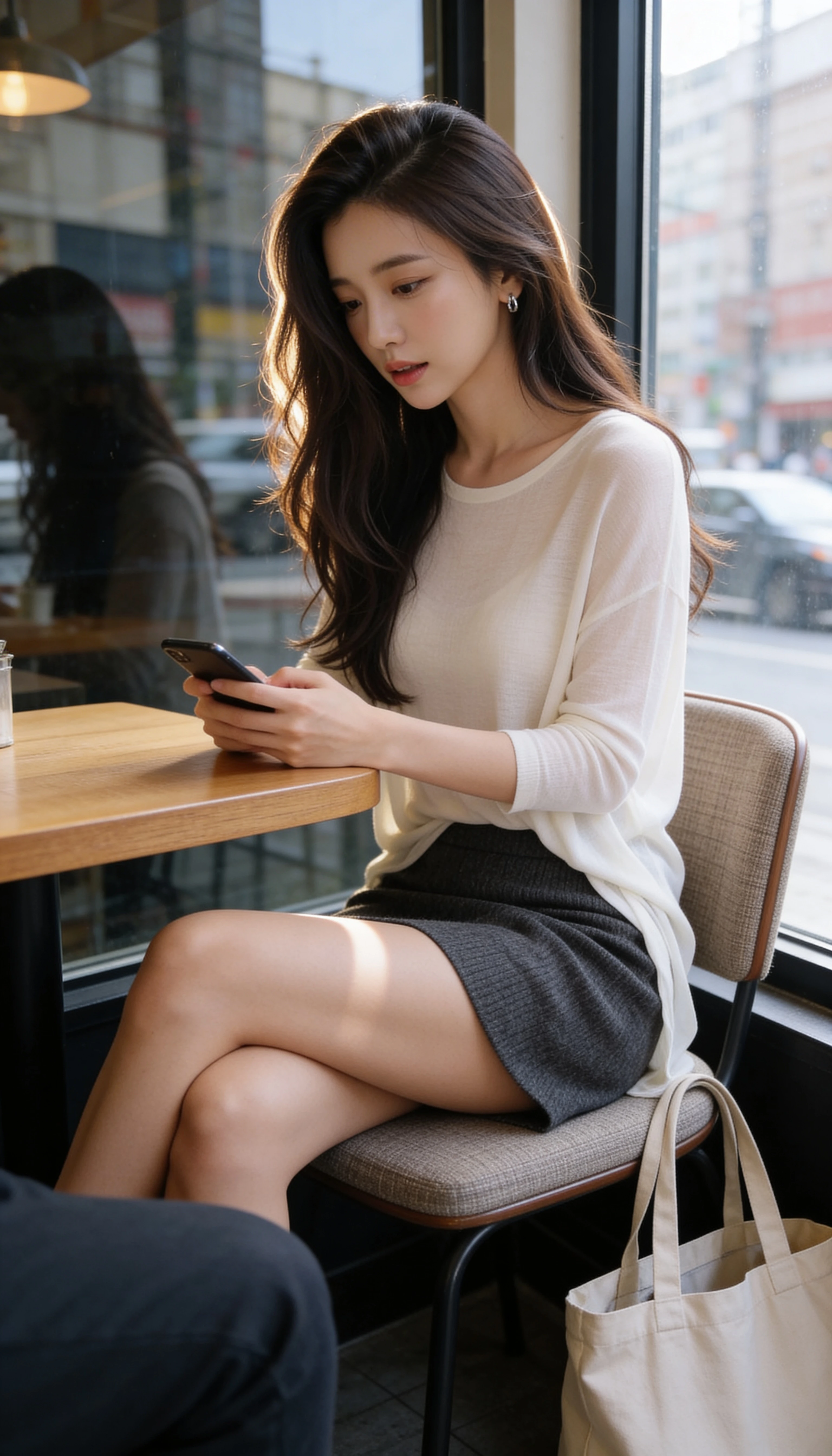 從低調男性視角看咖啡館裡的韓國女子