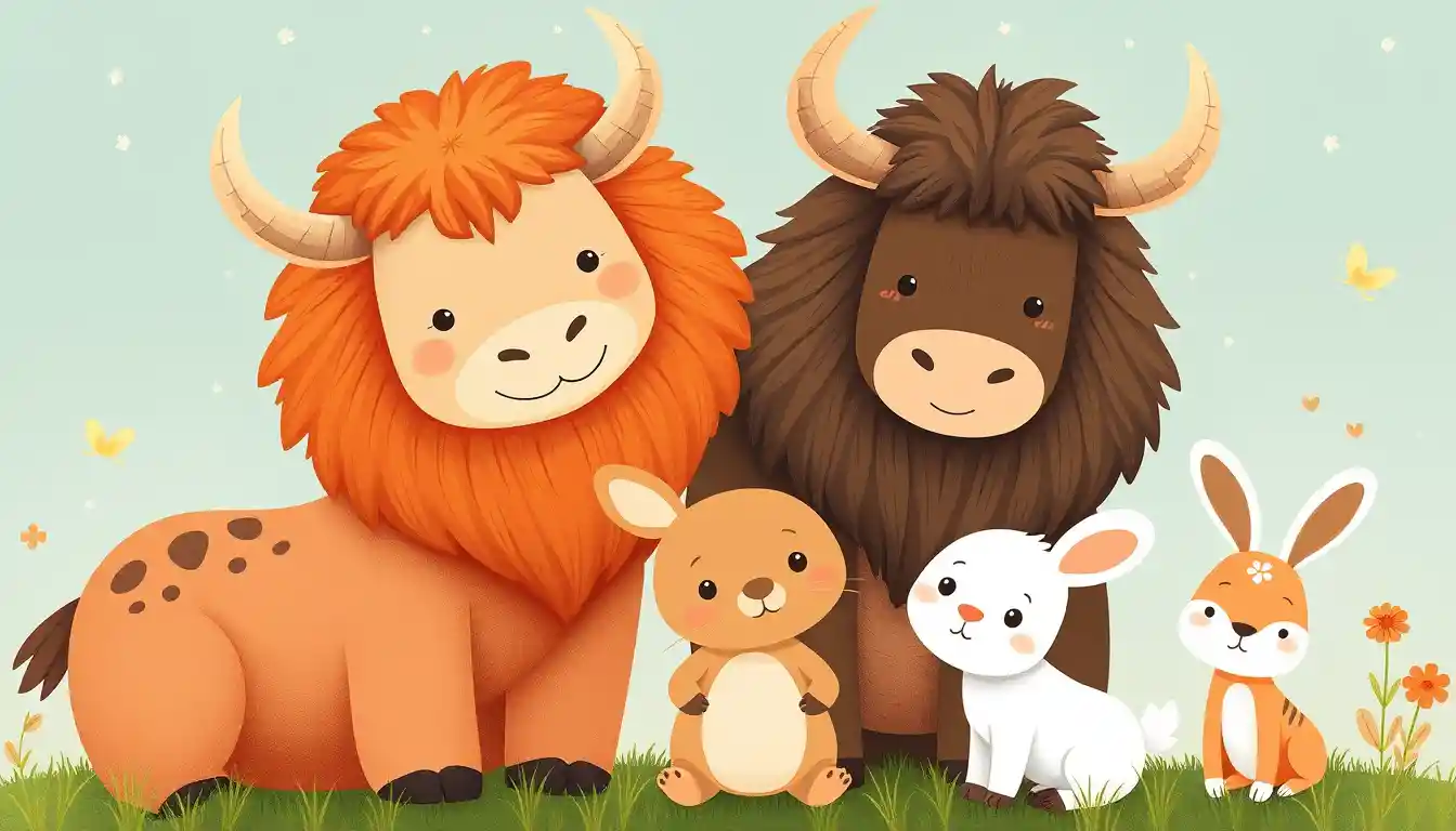 Adorables ours partageant des moments tendres au fil des quatre saisons