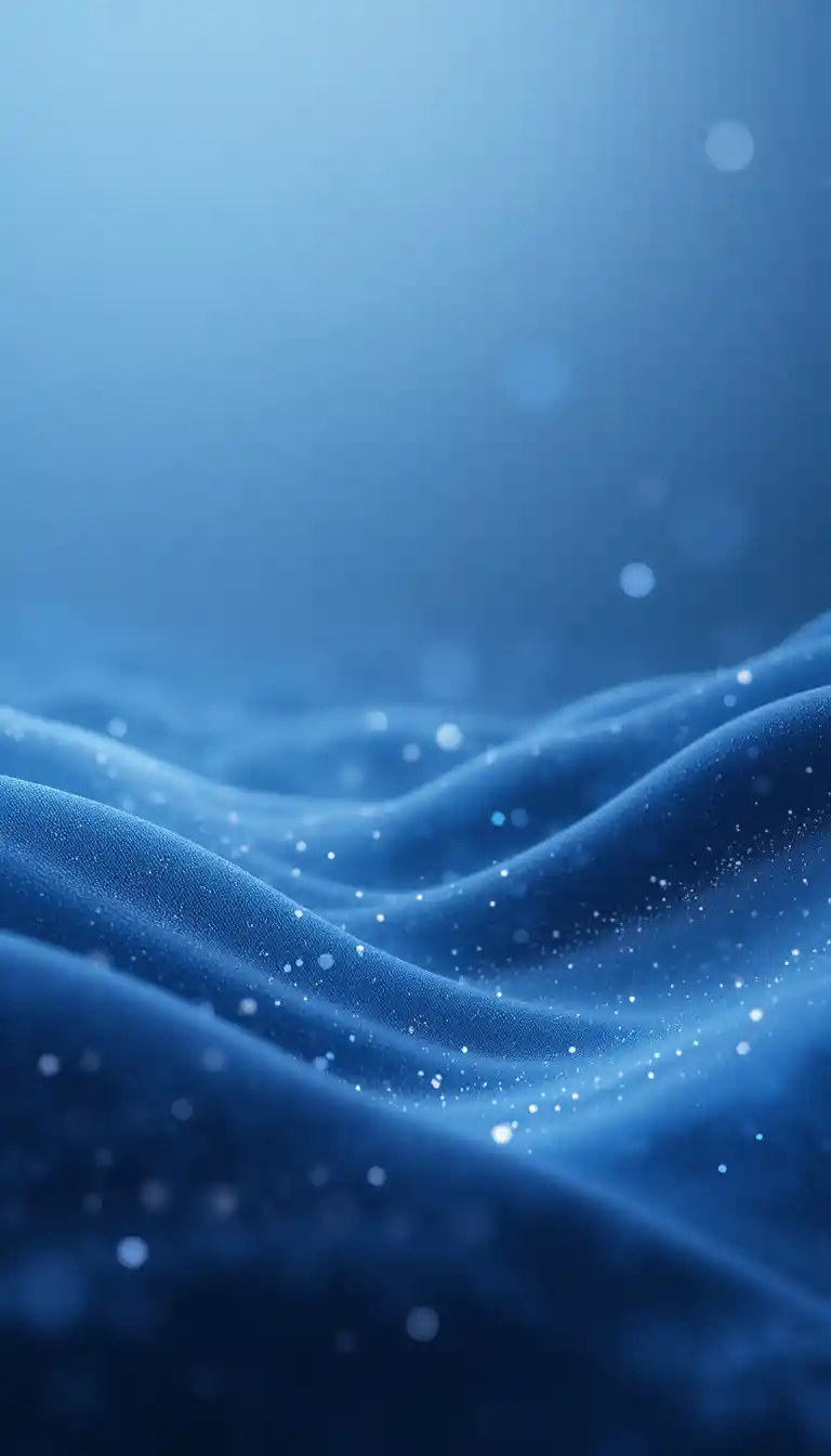Degradê azul minimalista com suaves ondas de luz abstratas