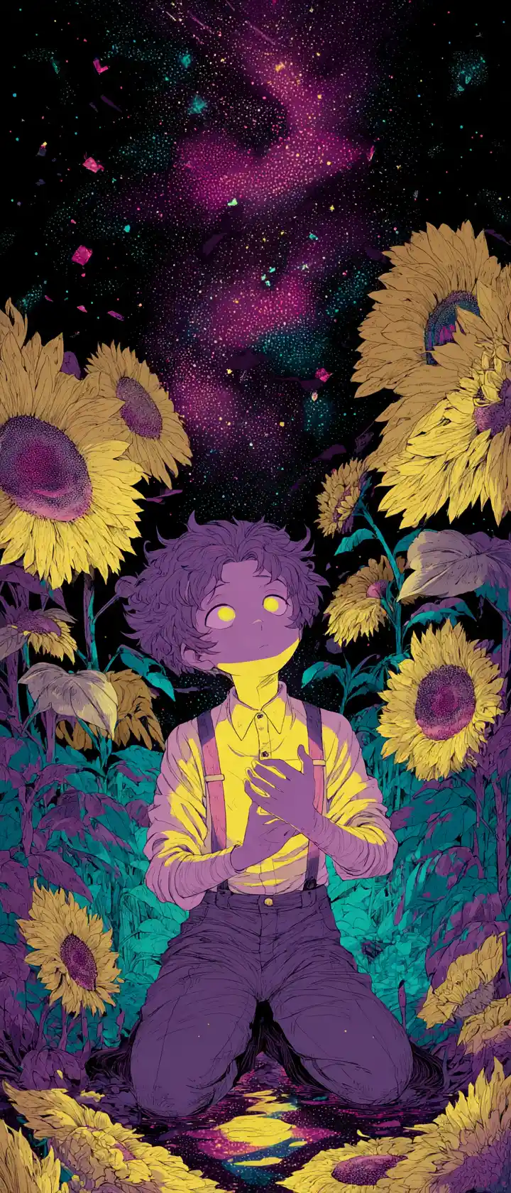 銀河眼的動漫少年與凋萎的宇宙向日葵