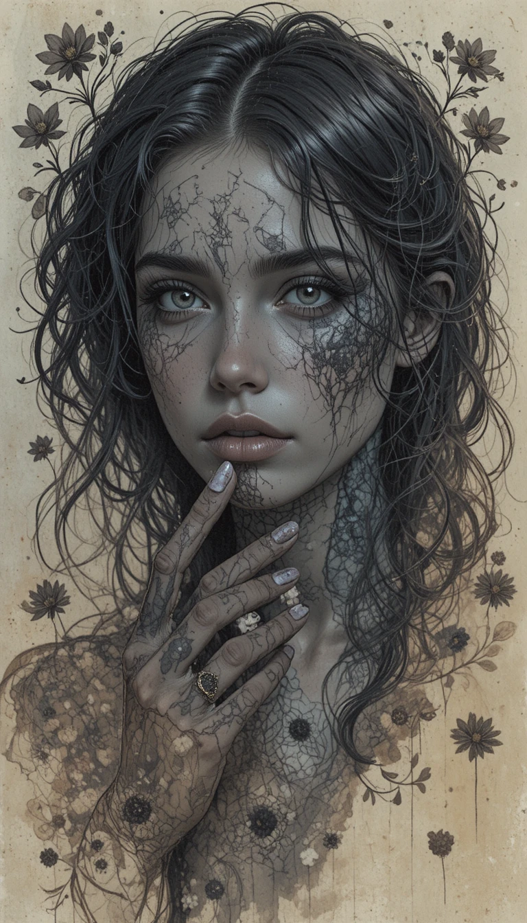 Lonely midnight moment filled with lingering heartache